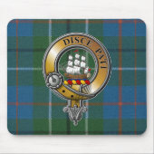 Duncan Tartan & Abzeichen Mousepad (Vorne)