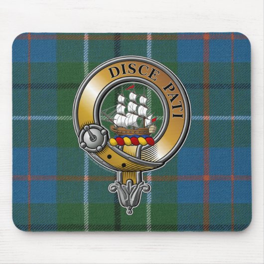 Duncan Tartan & Abzeichen Mousepad (Vorne)