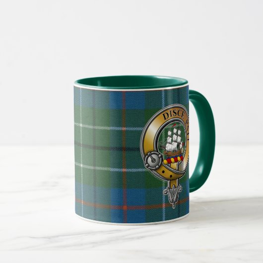 Duncan Tartan & Abzeichen Tasse (VorderseiteRechts)