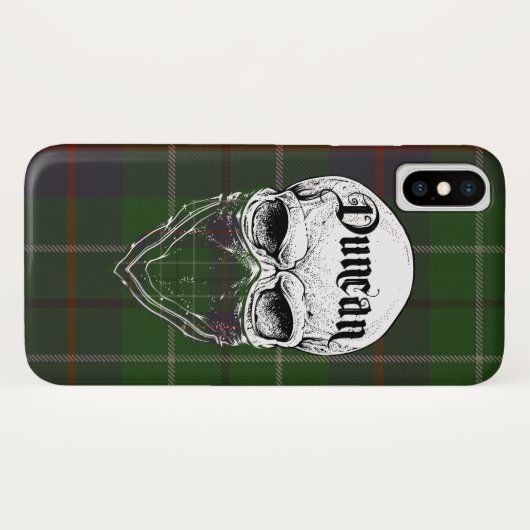 Duncan Tartan Bandit Case-Mate iPhone Hülle (Rückseite (Horizontal))