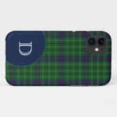 Duncan Tartan Kariert Monogram iPhone 5S Case (Rückseite (Horizontal))
