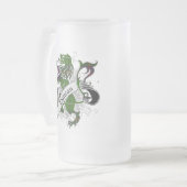 Duncan Tartan Lion Mattglas Bierglas (Vorderseite Links)