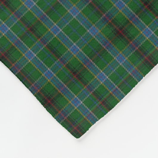 Duncan Tartan Monogram D Fleecedecke (Ecke)