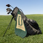 Duncan Tartan Monogram D Golfhandtuch (Gras)