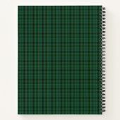 Duncan-Tartan Monogramm D Notizblock (Rückseite)