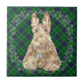Duncan Tartan Scottie Fliese (Vorderseite)