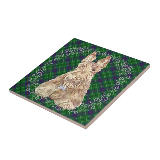 Duncan Tartan Scottie Fliese (Seite)