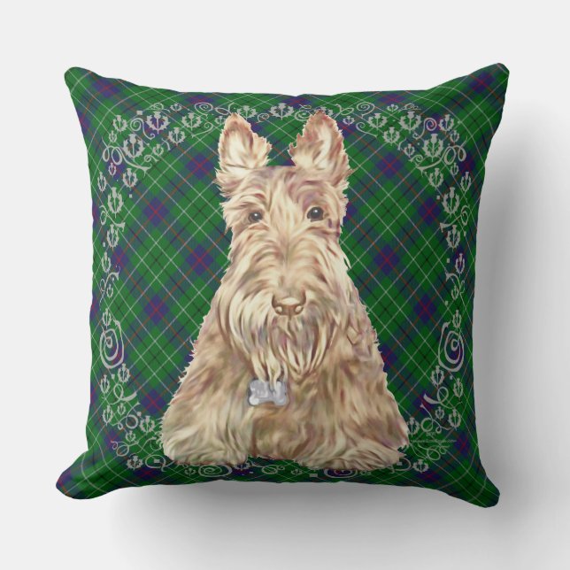 Duncan Tartan Scottie Kissen (Vorderseite)