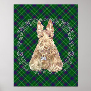 Duncan Tartan Scottie Poster