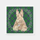 Duncan Tartan Scottie Serviette (Vorderseite)