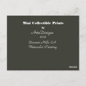 Duncans Mills Barn Mini Collectible Prints Postkarte (Rückseite)