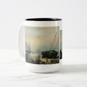 Duncan's Point, Gloucester Zweifarbige Tasse (Vorderseite Links)