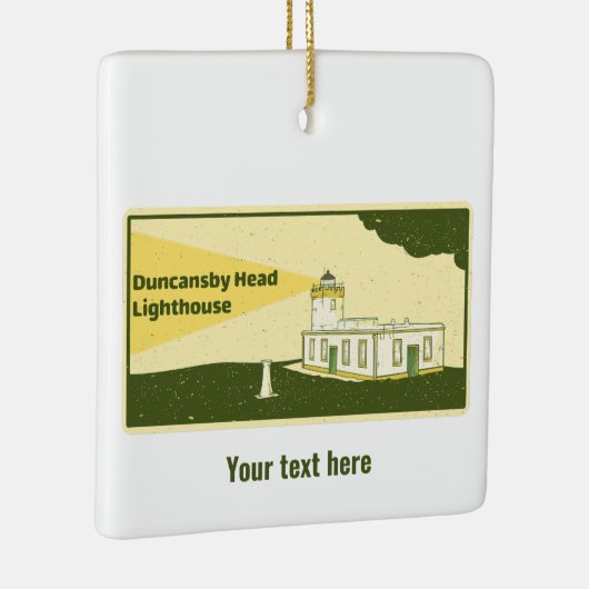 Duncansby Head Lighthouse Keramikornament (Rechts)