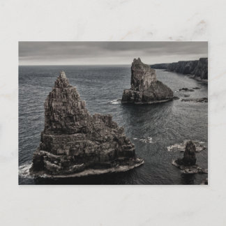 Duncansby Rock Stacks North Scotland Landscape Postkarte