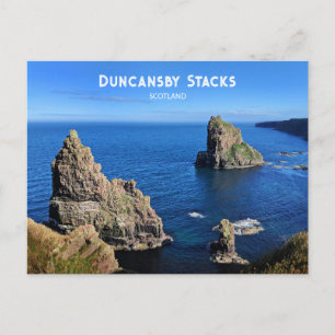 Duncansby Stacks, Schottland, Großbritannien Postkarte