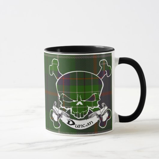 Duncantartan-Schädel-Tasse Tasse (Rechts)