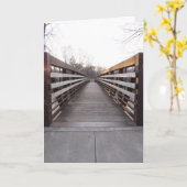 "Dundas Bridge at Sunset" Gratulationskarte Nr. 2 Karte (Gelbe Blume)