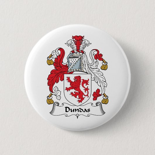 Dundas Familienwappen Button (Vorderseite)