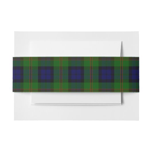 Dundas Scottish Tartan Belly Band (Vorderseite Beispiel)