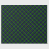 Dundas Tartan Blau kariert Geschenkpapier (Flach)