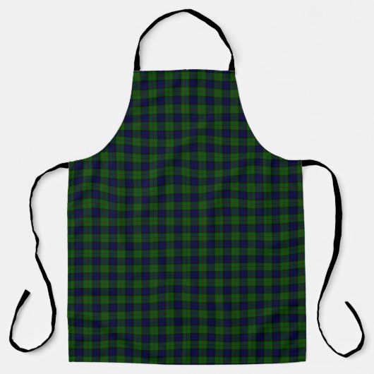 Dundas Tartan Blau kariert Schürze (Vorderseite)