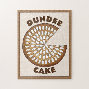 Dundee Cake Scotland Scottish Food Fruchtkuchen Puzzle
