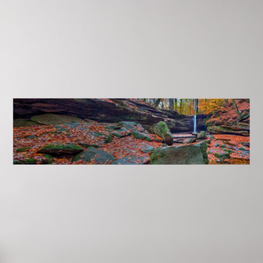 Dundee Falls in Herbst, Ohio Poster (Vorne)
