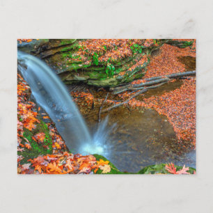 Dundee Falls in Herbst, Ohio Postkarte