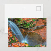 Dundee Falls in Herbst, Ohio Postkarte (Vorne/Hinten)