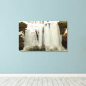 Dundee Falls in Winter, Ohio Leinwanddruck (Insitu (Holzboden))