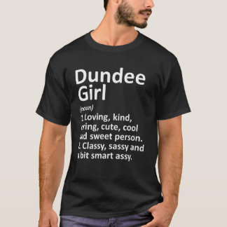 DUNDEE GIRL MI MICHIGAN Funny City Zuhause Roots G T-Shirt