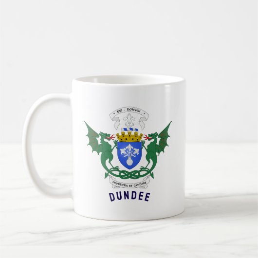 Dundee - Schottland - Wappen Kaffeetasse (Links)