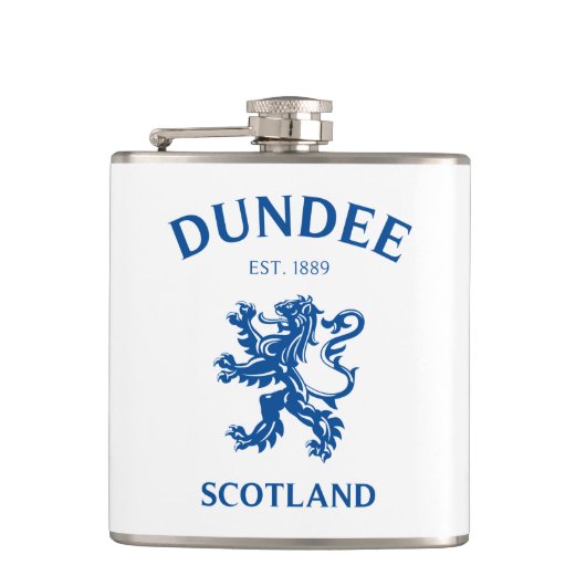 DUNDEE Scotland Flachmann (Vorderseite)
