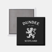 DUNDEE Scotland Magnet (Vorderseite/Rückseite)