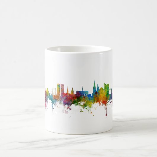 Dundee Scotland Skyline Kaffeetasse (Mittel)