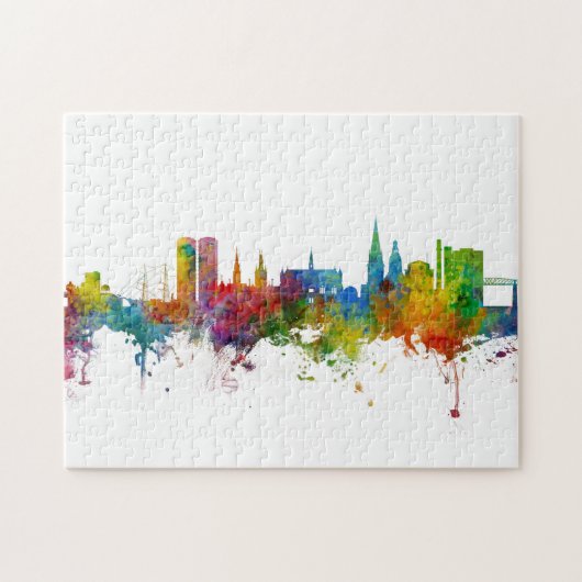 Dundee Scotland Skyline Puzzle (Horizontal)