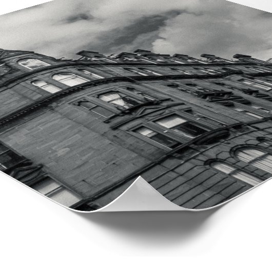 Dundee Vintag Architecture Print Poster (Ecke)
