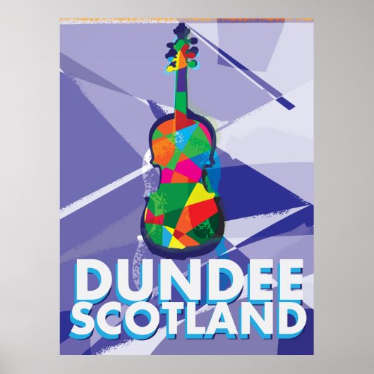 Dundee Vintage Travel Poster (Vorne)