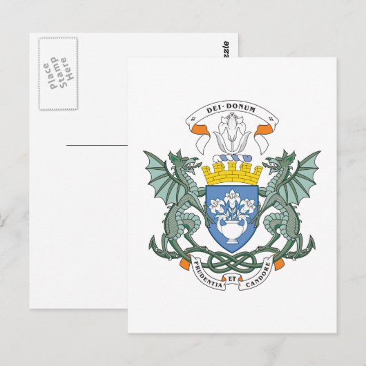 Dundee-Wappen Postkarte (Vorne/Hinten)