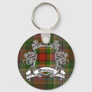 Dundeetartan-Schild Schlüsselanhänger