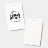 Dunder Mifflin Ausweis (Vorder- & Rückseite)