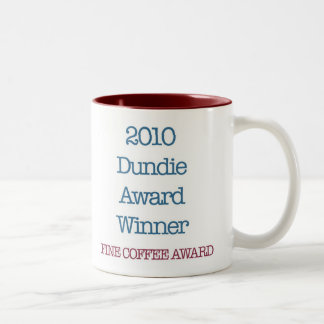 Dundie Preissieger 2010 "feiner Kaffeepreis " Zweifarbige Tasse