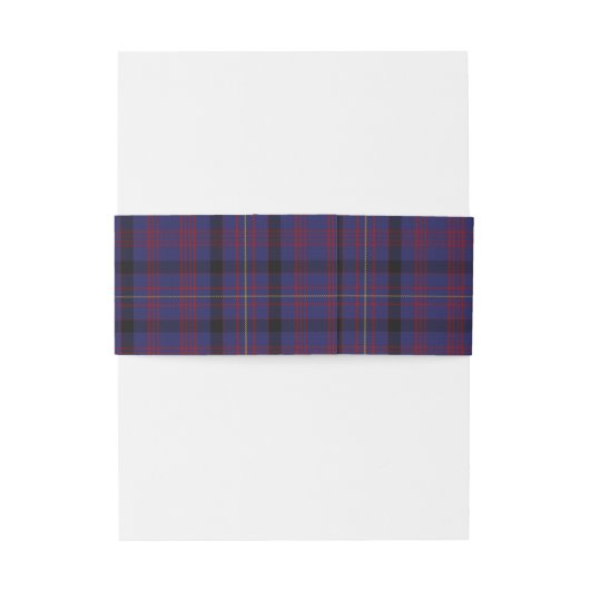 Dundonald Clan Tartan Wedding Bly Band (Rückseitenbeispiel)