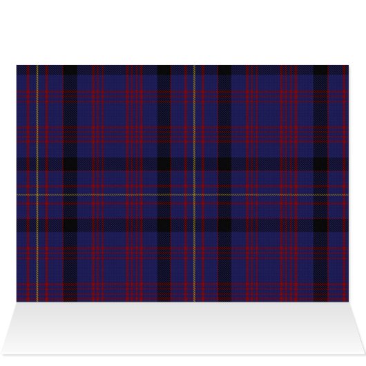 Dundonald Kariert Wedding Foto Dankeschön Card (Innenansicht Horizontal (Oben))