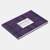 Dundonald Kariert Wedding Gästebuch (Ecke)