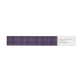 Dundonald Kariert Wrap Address Labels (Person)