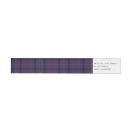 Dundonald Kariert Wrap Address Labels