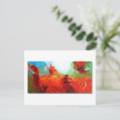 Dune Art - Original Abstrakt Art Decoration Modern Postkarte (Stehend Vorderseite)