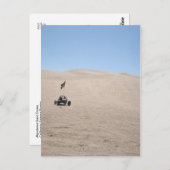 Düne Buggy in Sand Postkarte (Vorne/Hinten)