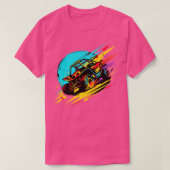 Dune Buggy Lover Buggy Racing Sand Rail T-Shirt (Design vorne)